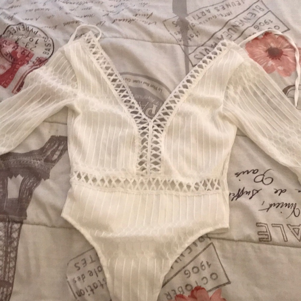 Cream Bodysuit